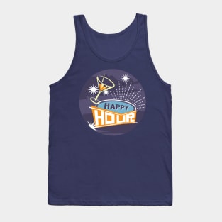 Happy Hour [Circular design] Tank Top